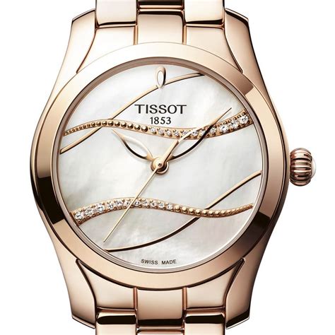 Изысканные женские часы Tissot с блестящими бриллиантами